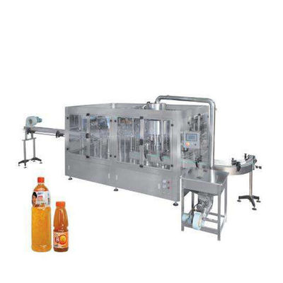 8-8-3 Sparkling Juice Filling Machine Efficient Plant for Bottling Sparkling Water Hot filling three in one