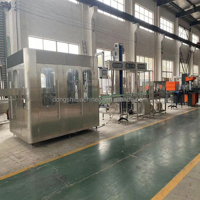 8-8-3 Sparkling Juice Filling Machine Efficient Plant for Bottling Sparkling Water Hot filling three in one