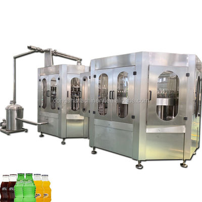 Automatic Isobar Filling Machine Carbonated Soft Drink Processing Filling Capping 3 in 1 Machine