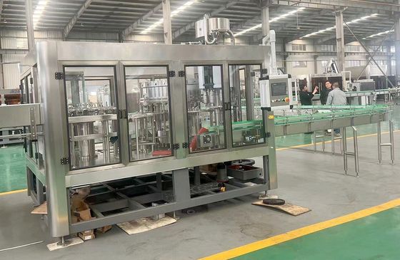Automatic three in one carbonated beverage soda sparkling water carbonated soft drink filling machine production line
