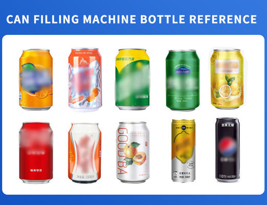 Canned soda filling machine/ Automatic 500ml Canned Soda Filling Machine for Beverages Food