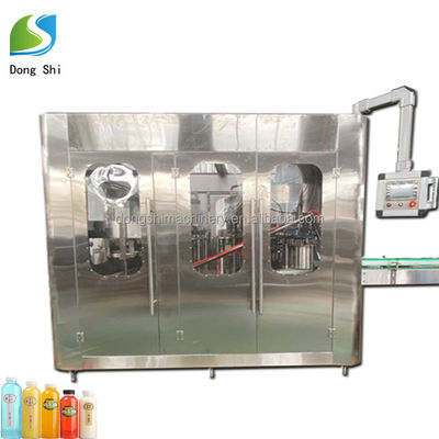 Fully Automatic Glass Plastic Bottle Sealing Carbonated Beverage Filling Machine