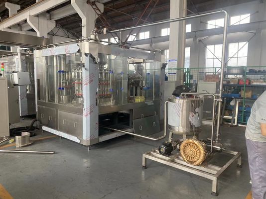 Fully Automatic Glass Plastic Bottle Sealing Carbonated Beverage Filling Machine