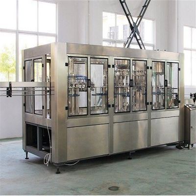 Fully Automatic Glass Plastic Bottle Sealing Carbonated Beverage Filling Machine