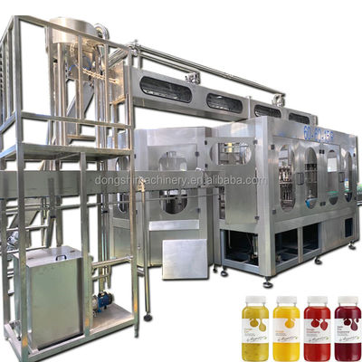 RCGF32-32-12 Full Automatic Fresh Fruit Juice Drink Production Processing Line Juice Hot Filling Machine three in one  machine