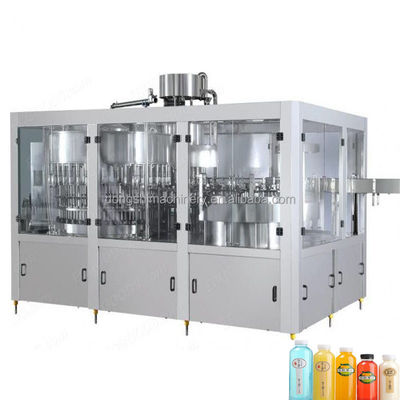 RCGF32-32-12 Full Automatic Fresh Fruit Juice Drink Production Processing Line Juice Hot Filling Machine three in one  machine