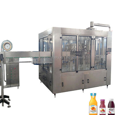 RCGF32-32-12 Full Automatic Fresh Fruit Juice Drink Production Processing Line Juice Hot Filling Machine three in one  machine