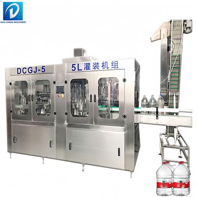 Automatic 19L/5Gallon Plastic Bottle Water Filling Machine Includes Pump PLC Core for Beverage Pure Water Making