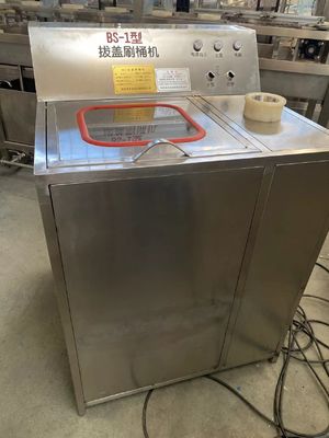 Semi-automatic  5 Gallon18.9L 20L Barrel Jar Bottle Decapping Brushing Rinsing Washing Inside Outside Machine Brusher