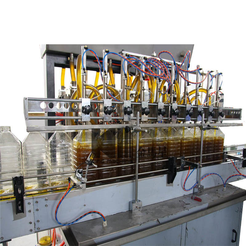 Fully Automatic Electric Cooking Oil Filling Machine High Productivity 500ml Volume for Plastic Bottles Pet Barrel 1 Year