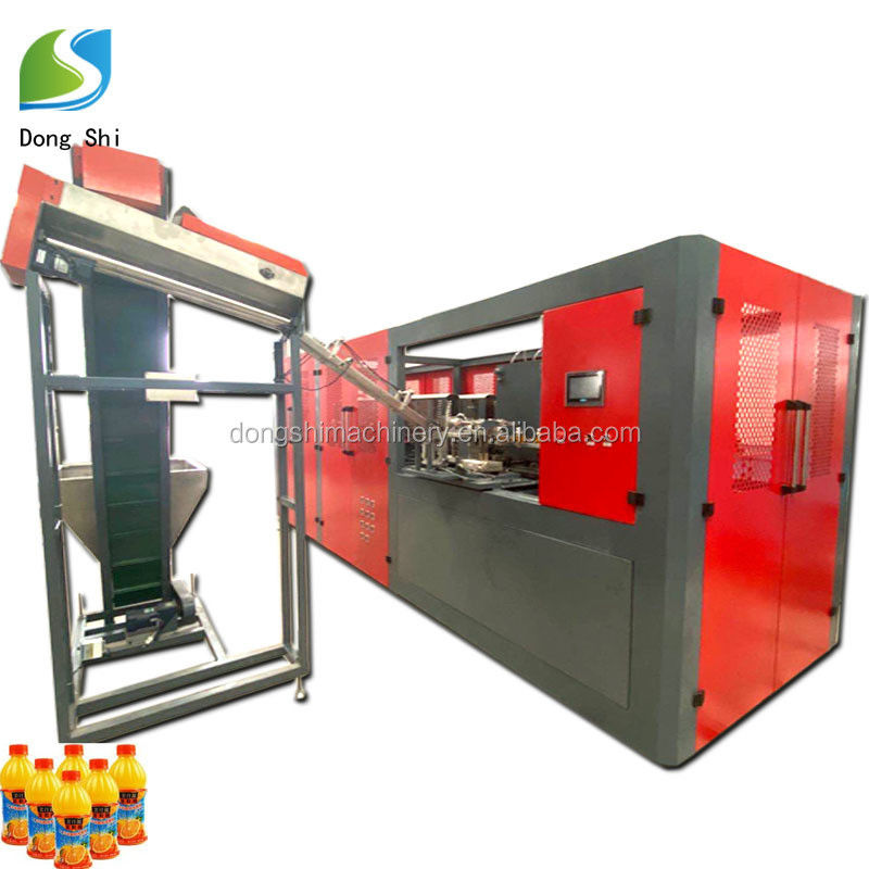 Automatic PET Plastic Stretch Blowing Machine SMC Rotary Cylinder PLC and Motor Core Components / Blowing Machine